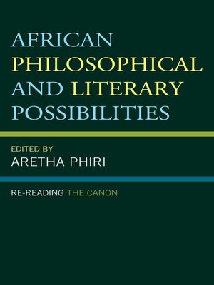 cover image of African Philosophical and Literary Possibilities